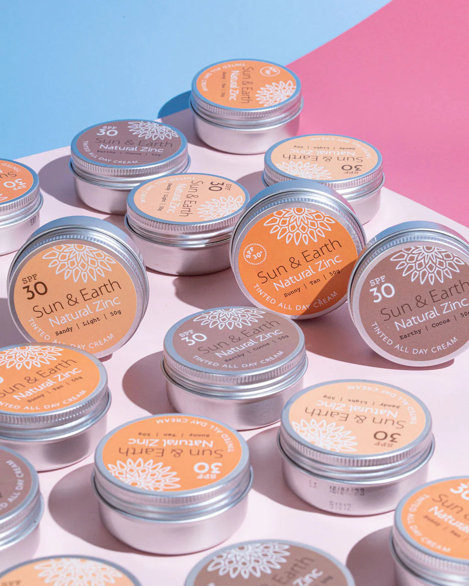 Sun & Earth Natural Zinc 2色3個セット Sun & Earth Natural Zinc Tinted All Day Cream – Goods that Give