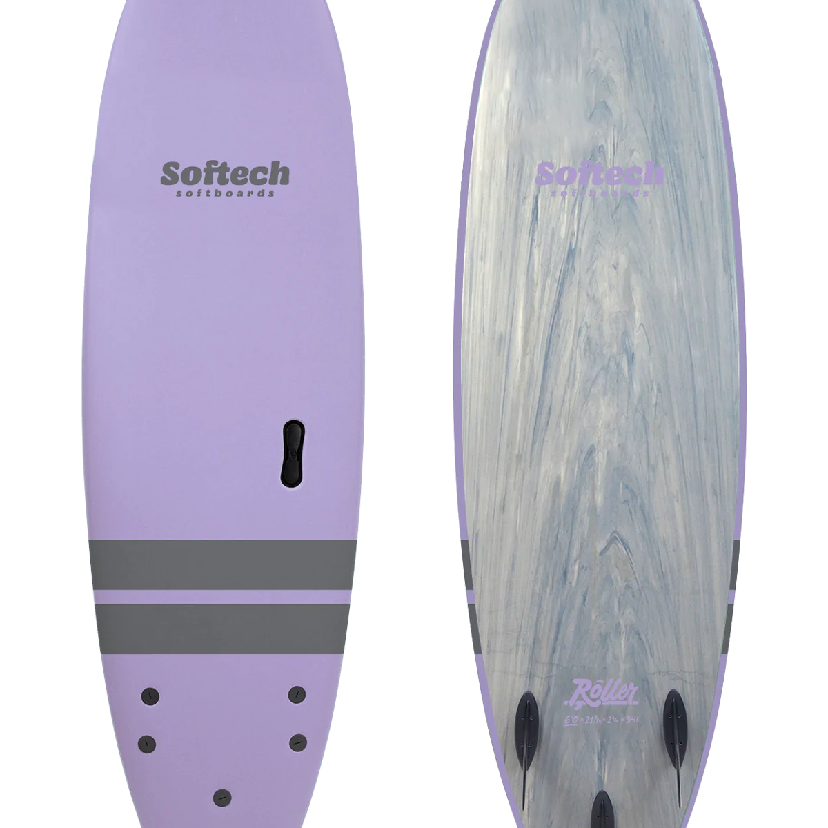 Softech Soft Top Surfboards - Roller 7'6 Lavendar | Boards In They Bay ...
