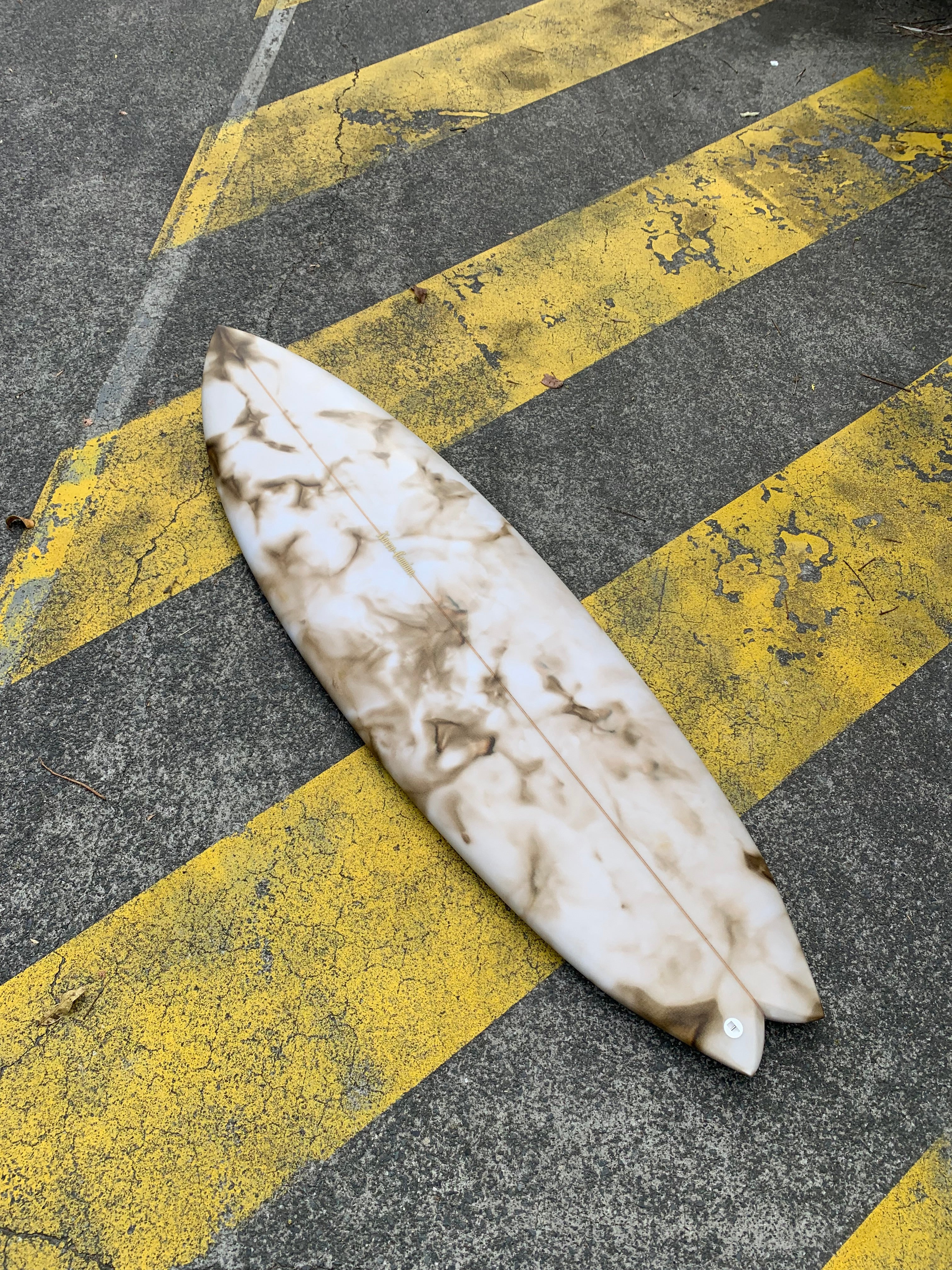 nuevo CAMINO 5'7 サーフボード Nuevo Camino | 5'8” Escondido Keel Stone Wash Polish Surfboard