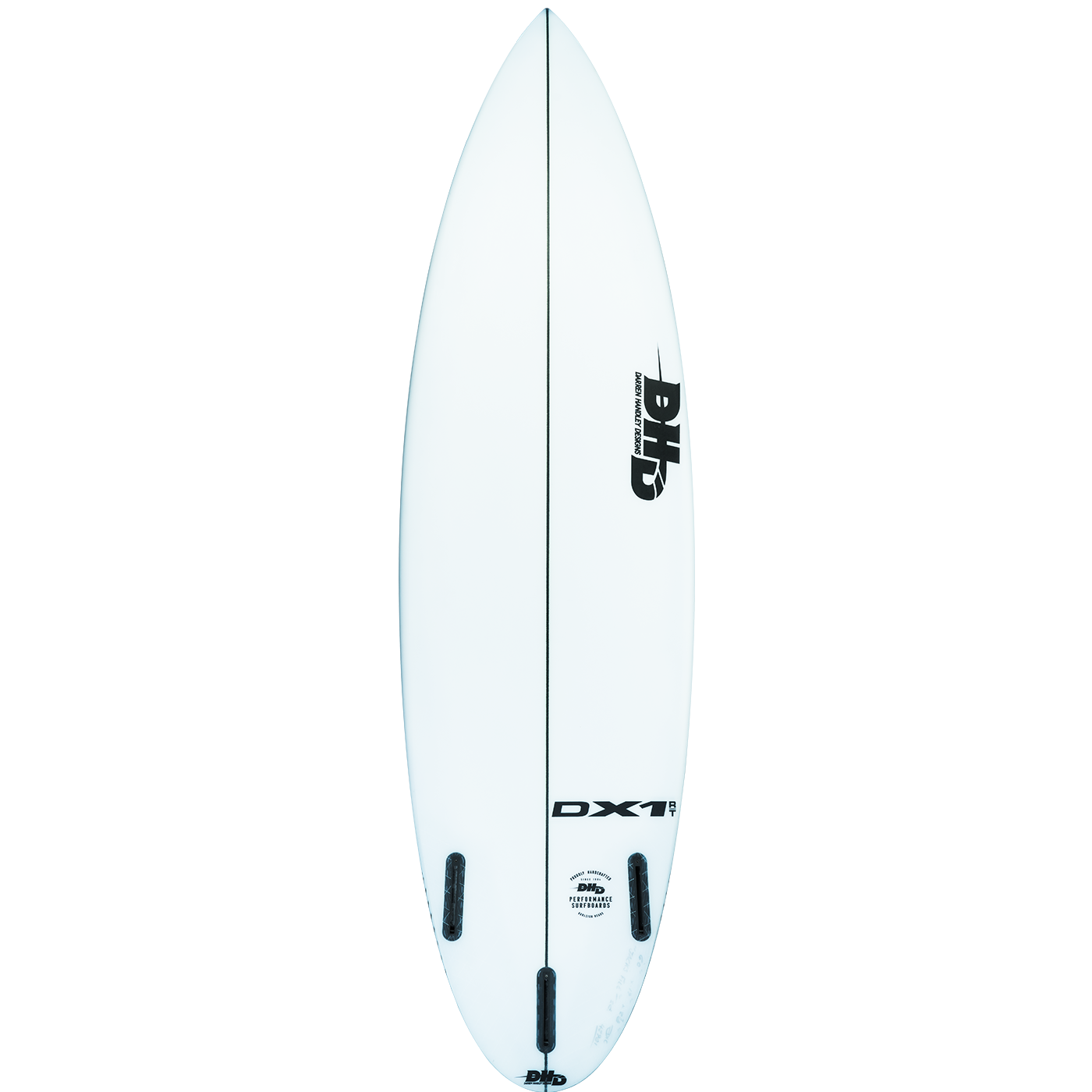 DHD DX1 Round Tail Surfboard Bottom